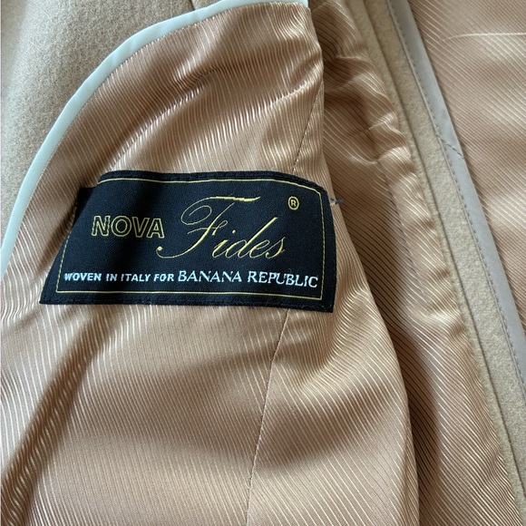 Banana Republic Beige Top Wool Coat - Picture 4 of 12